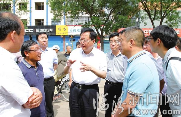 劉予強(qiáng)調(diào)研鼓樓南北街拓寬改造工程